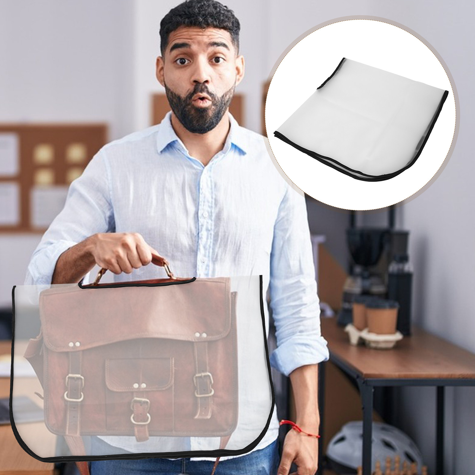 Rain Cover Backpack - Eva Transparent Handbag Rain Cover Waterproof