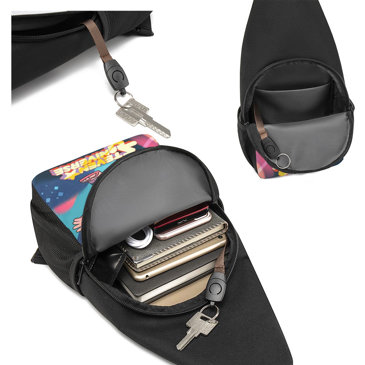 Steven Universe Chest Bag Men  - đánh giá và giá Sling Backpack Shoulder