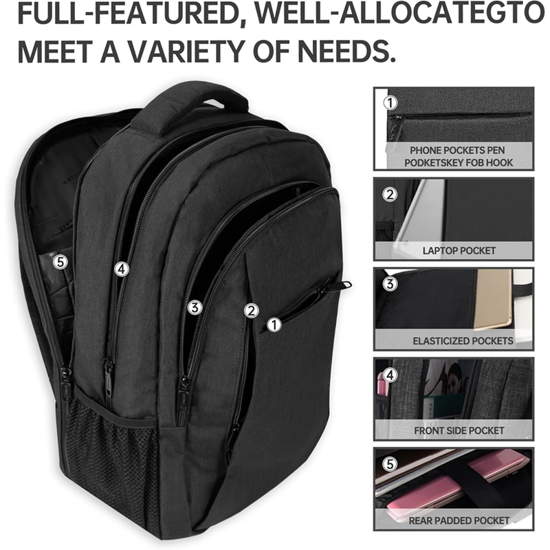 Large Travel Laptop Backpack,  - đánh giá và giá Travel Backpack Anti Theft