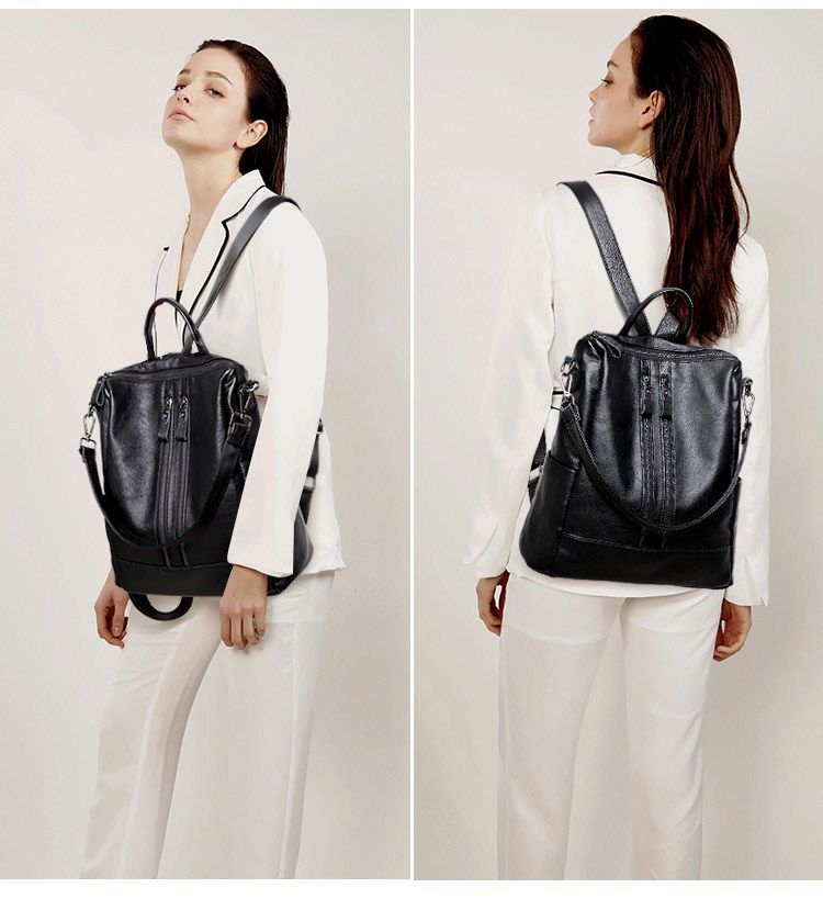 Women Soft Leather Backpack Sc - đánh giá và giá Canvas Backpack Casual