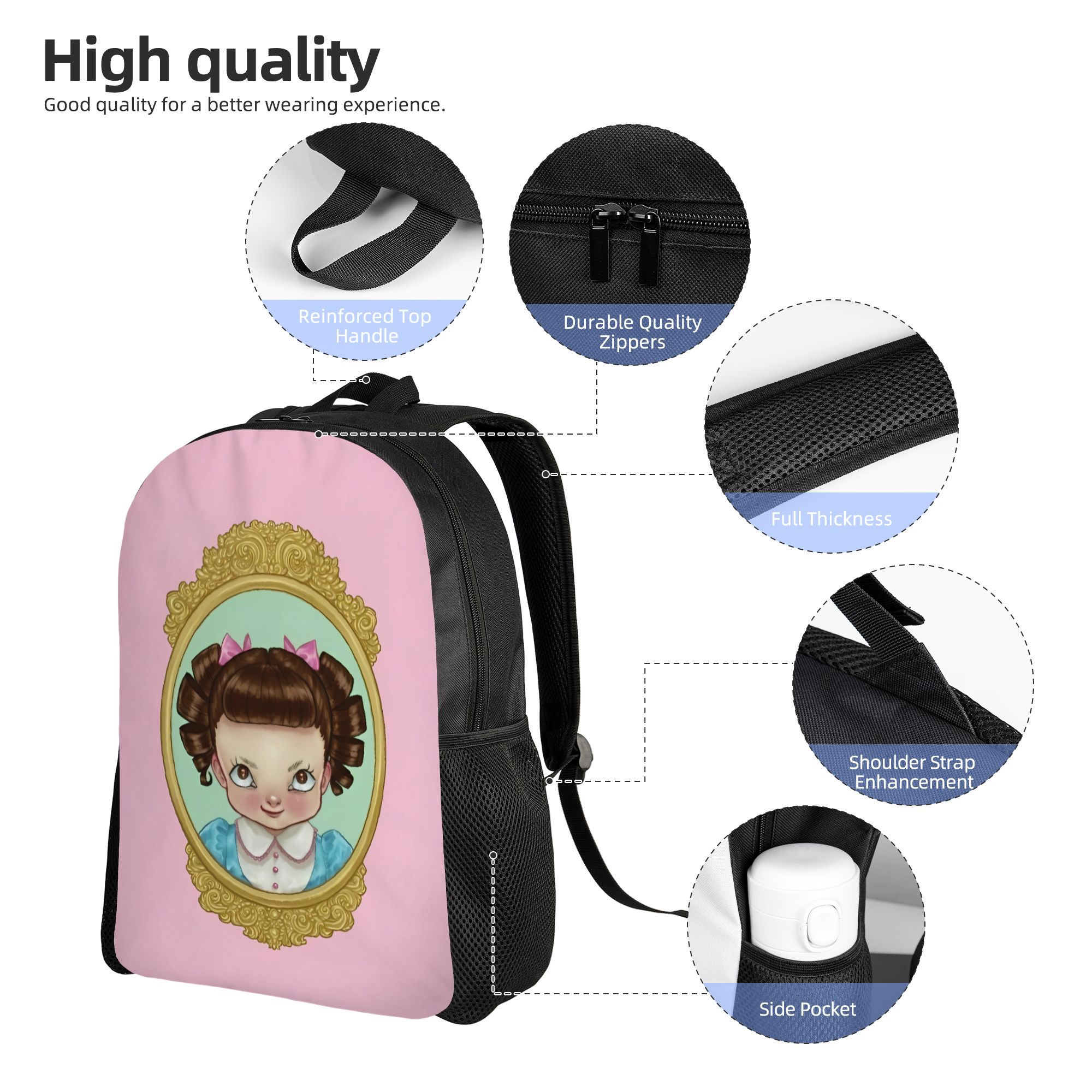 M-Melanie M-Martinez HADES Bac - đánh giá và giá School Backpack Teen