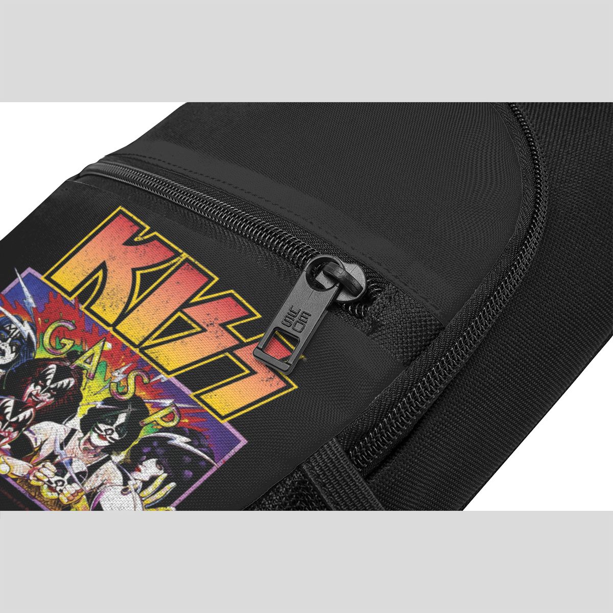 Rock Roll Band Kiss Cat Chest  - đánh giá và giá Sling Backpack Shoulder