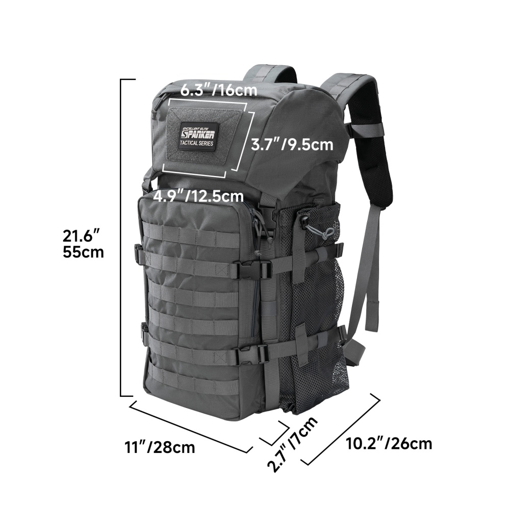 Tactical Backpack 40L 500D Nyl - đánh giá và giá Rucksack Military Style