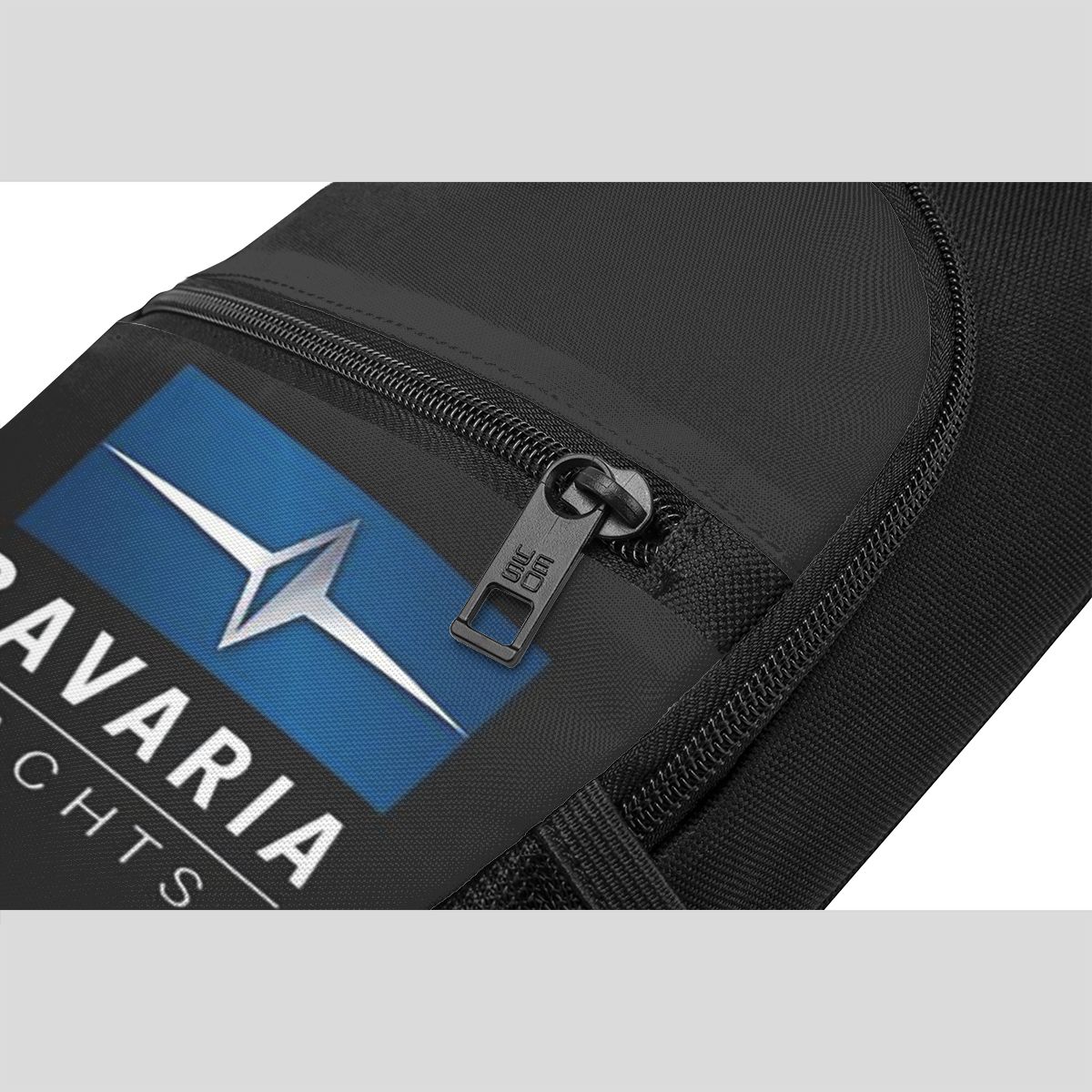 Bavaria Yachts Blue Silver Log - đánh giá và giá Sling Backpack Shoulder